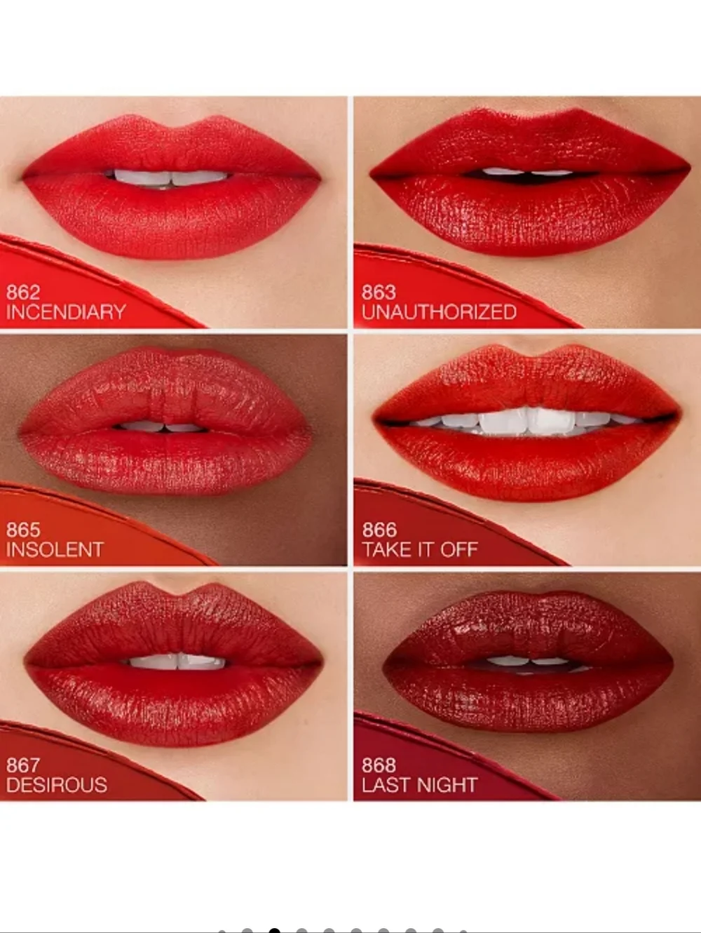 NARS Explicit incendiary 862 vivid orange red refillable Lipstick brand‎ new
